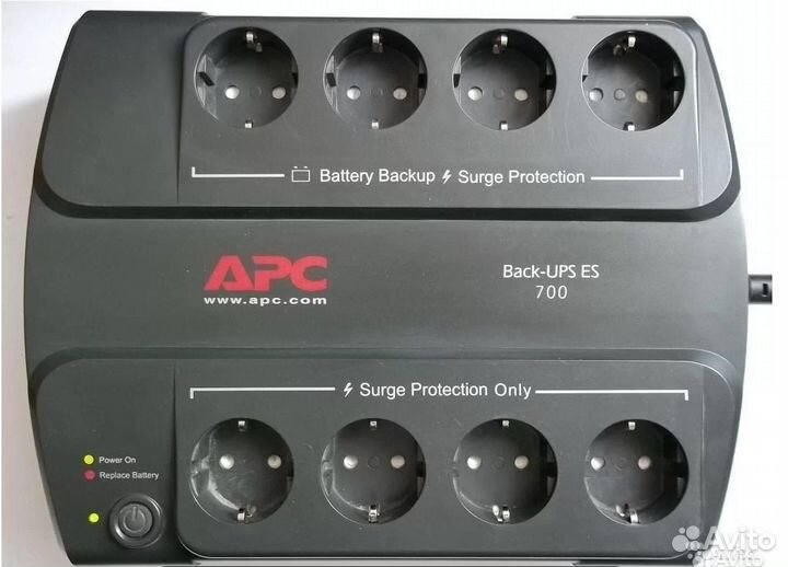 Ибп APC Back-UP с акб, готов к работе