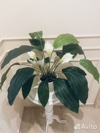 Искусственные цветы спатифиллум антуриум зелень