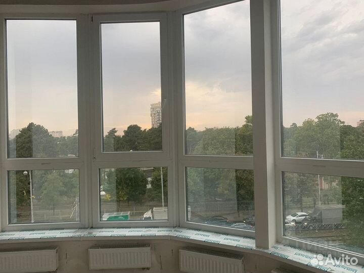 Окна алюминиевые фасадное остекление