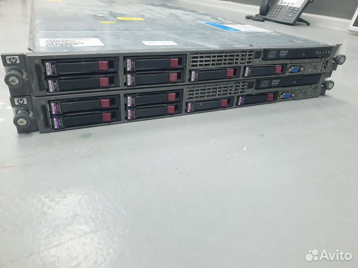 Сервер hp proliant dl360 g5 2шт