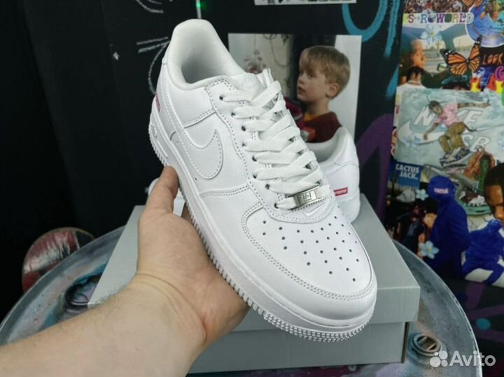 Кроссовки Nike Air Force x Supreme арт:8132165