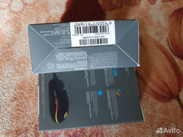 Игровая мышь Logitech G102 lightsync (черный)