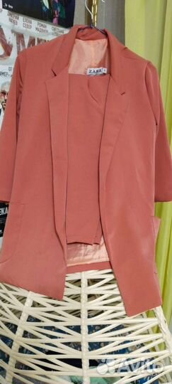 Брючный костюм женский бренд zara