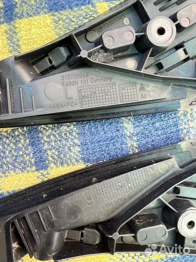 Уголки спойлера opel astra gtc