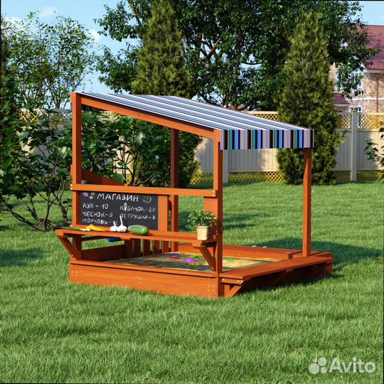 Игровая площадка Песочный дворик 2 для дачи