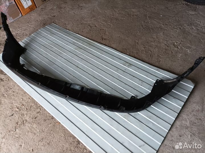 Юбка заднего бампера на kia sportage