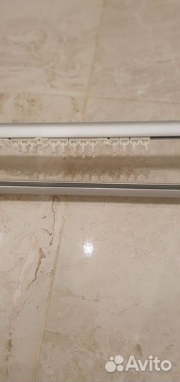 Карнизы для штор двухрядный металлический