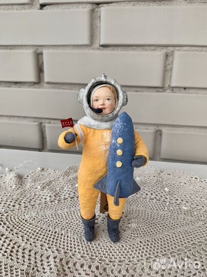 Ватные елочные игрушки