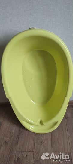 Ванна детская для купания зелёная