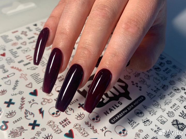 Гель-лак, укрепление гелем, маникюр