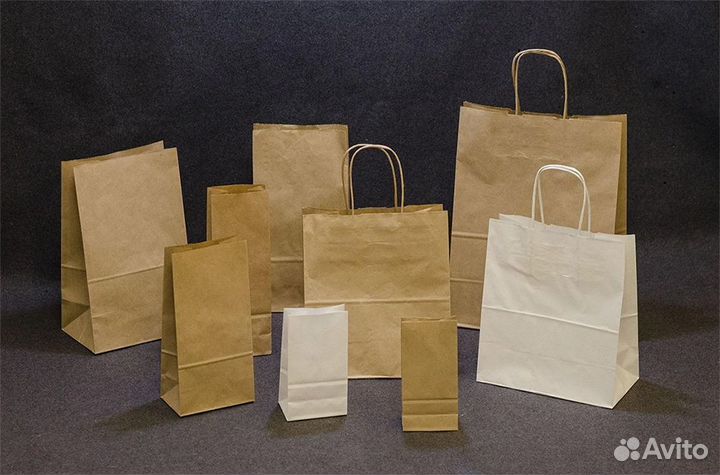 Бумажные мешки, пакеты