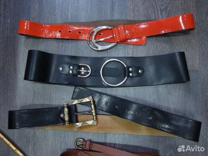 Ремни натуральная кожа