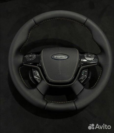 Обшитый руль на ford focus 3