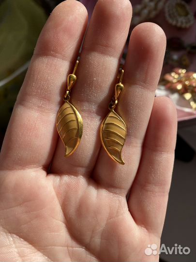 Серьги винтажные разные