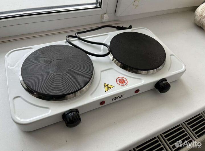 Плитка электрическая 2000 Вт 2комфорки