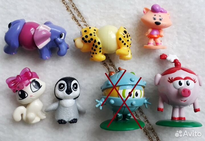 Игрушки из киндер, чупа пупс и подобные