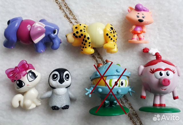 Игрушки из киндер, чупа пупс и подобные