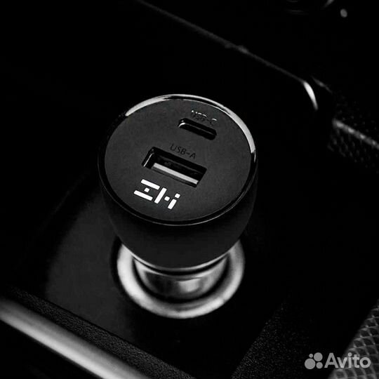 Автомобильное зу Xiaomi ZMI Metal Car Charger 45W