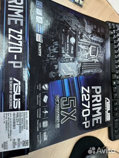 Материнская плата asus Z270-P