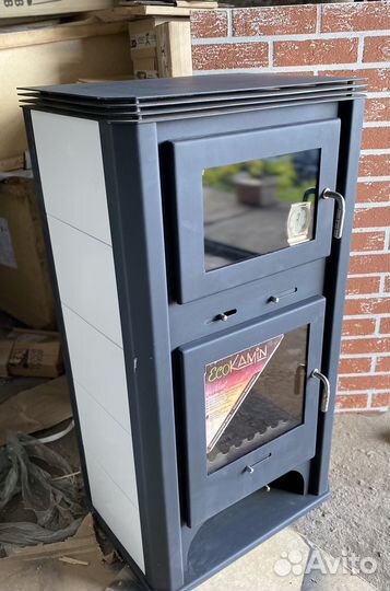 Печь-камин Бавария с духовкой