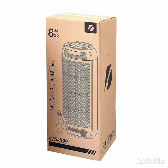 Активная напольная акустика KTS-1199 BT, 60 Вт, 29