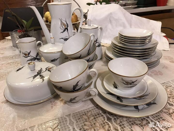 Чайно-кофейный сервиз гдр