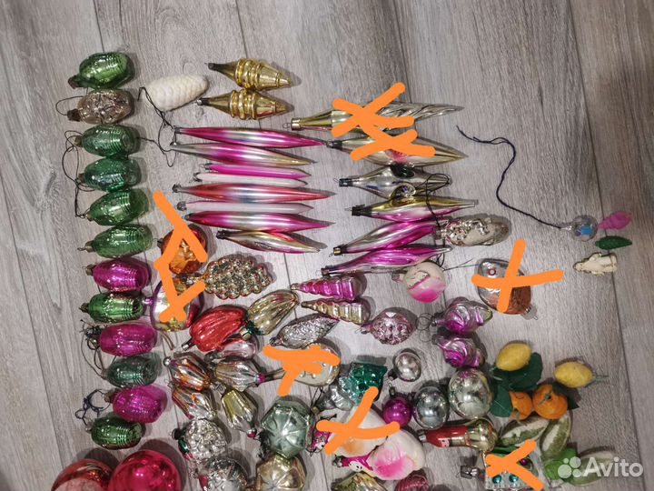 Елочные игрушки СССР