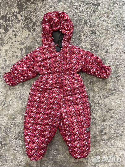 Зимний комбинезон для девочки 68