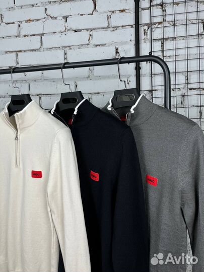 Кофта полузамок hugo boss