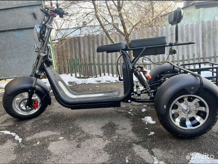 Электроскутер citycoco trike GT x11