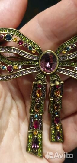 Винтажная брошь Heidi Daus