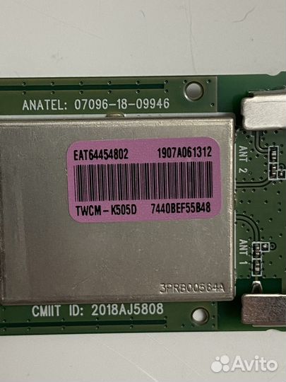 Twcm-k505d ebr85660301 от Lg 55sm9010pla