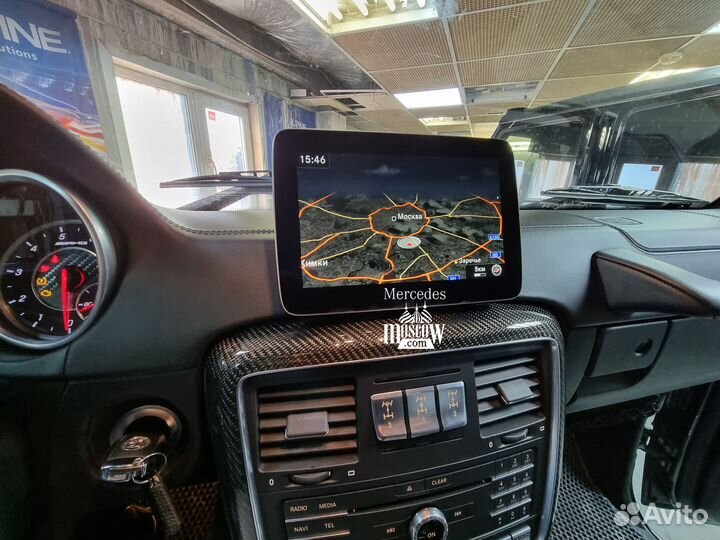 Магнитола Гелендваген. Команд Мерседес 5.1 G-Class