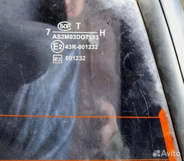 Стекло заднее ваз 43R-001232