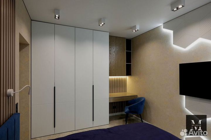 Шкаф с фрезеровкой