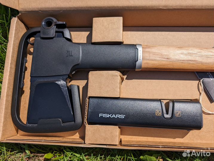 Топор-колун Norden N12 Fiskars + точилка(комплект)