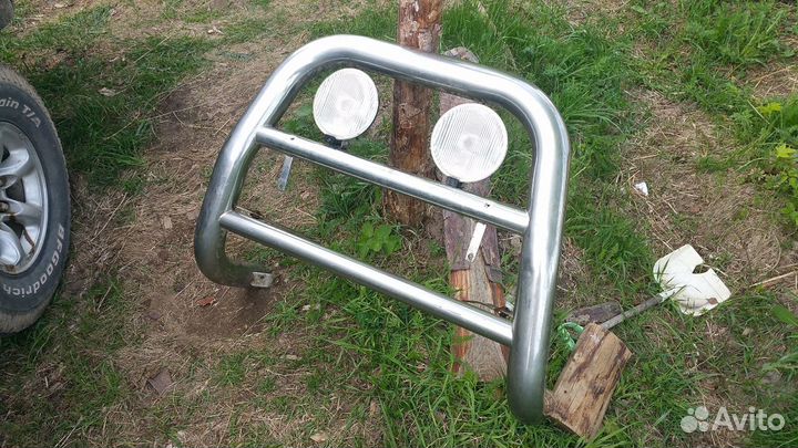 Кенгурятник с противотуманками