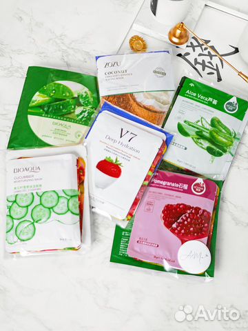 Маски для лица Тканевые набор