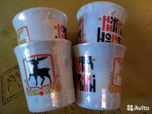 Набор стопок СССР Нижний Новгород - Горький, 6 шт