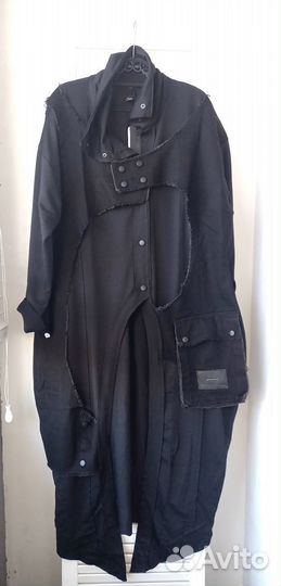 Крутой дизайнерский плащ/кардиган 50/54