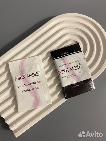 Кератиновая краска для бровей nikk mole