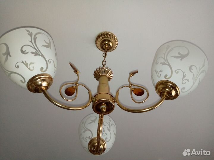 Люстра потолочная подвесная бу