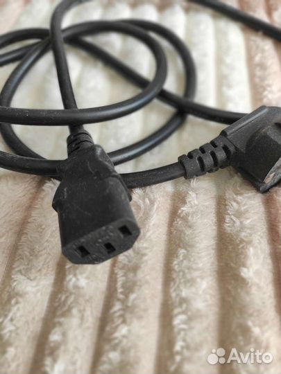 Кабель питания тв и компьютера
