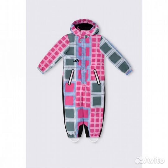 Комбинезон Oldos утепленный Бэй (фуксия с незабудковым), р. 104