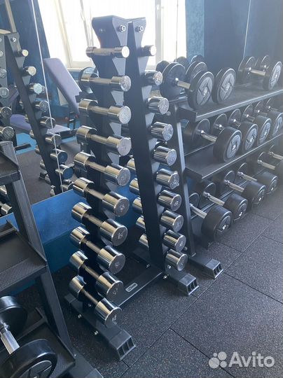 Стойка Елочка для гантелей на 10 пар AV607/80