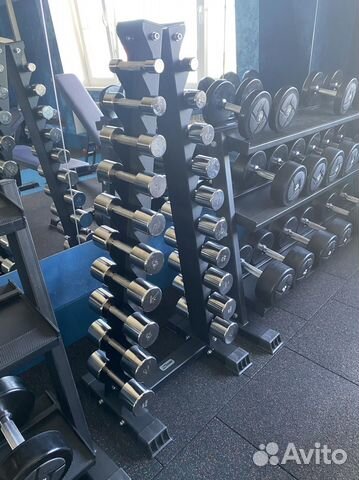 Стойка Елочка для гантелей на 10 пар AV607/80