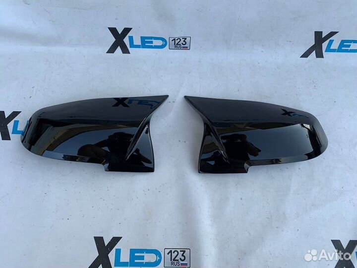 Накладки на крышки зеркал BMW 1 F20 M глянец