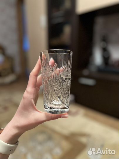 Хрустальные стаканы 250 мл 11 шт