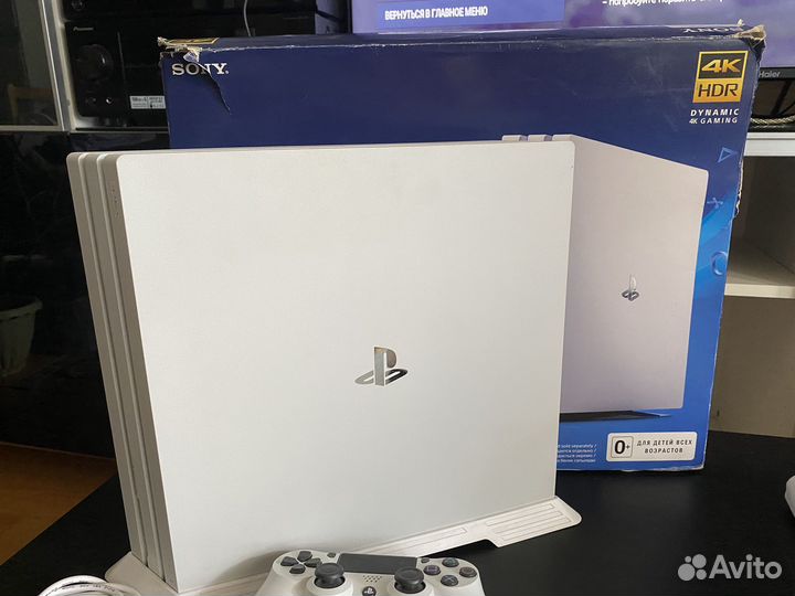 Игровая приставка sony playstation pro 4