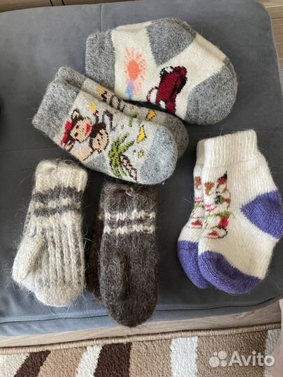 Носки / варежки детские шерстяные